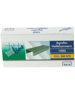 Büroline Heftklammer 24/6 mm 1000 Stück