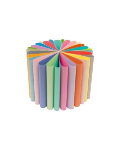 Rico Design Bastelpapier 1 Block à 30 Blatt, Pastellfarben