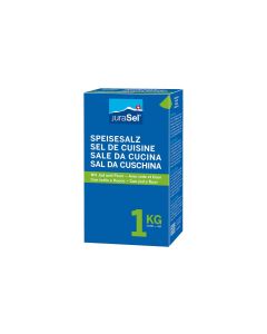 Schweizer Salinen Speisesalz mit Jod und Fluor 1 kg