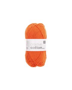 Rico Design Wolle Creative Cotton Aran 50 g Orange