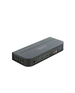 Delock KVM Switch 2 Port Displayport 1.4 mit USB3.0 & Audio 8k 30Hz