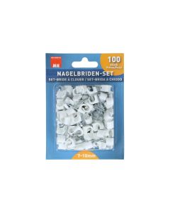 Max Hauri Nagelbriden Set 7-10 mm weiss 100 Stück