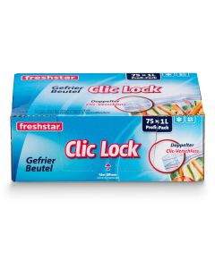 Freshstar Gefrierbeutel 1 Liter, 75 Stück