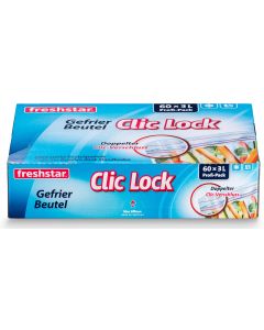 Freshstar Gefrierbeutel 3 Liter, 60 Stück