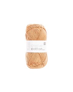 Rico Design Wolle Creative Cotton Aran 50 g, Aprikose