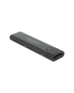 Delock Externes Gehäuse USB-C, NVME&SATA M.2, bootfähig, 10Gbps M.2