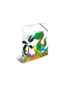 HERMA Gummibandmappe Dinos A3, Mehrfarbig