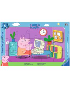 Ravensburger Puzzle Peppa Pig am Computer
