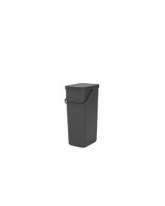 Brabantia Recyclingbehälter Sort & Go 40 l, Dunkelgrau