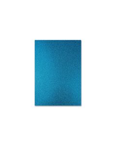 URSUS Glitzerkarton A4, 300 g/m², 10 Blatt, Türkis