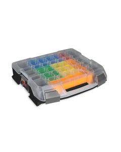 L-BOXX Systemkoffer W-BOXX 102 IBS BSS Schwarz, Deckel transparent