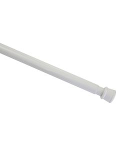 Gardinia Klemmstange 80-130 cm, Ø 23/26 mm Weiss