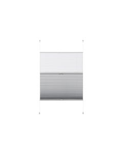 Gardinia Plissée Easyfix, Day & Night 60 x 130 cm, Weiss