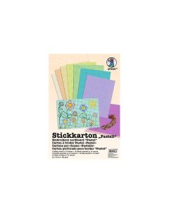 URSUS Stickkarton Pastell 10 Farben