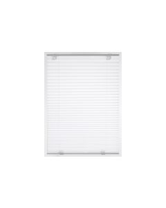 Gardinia Plissée Solo mit Saugnäpfen, blickdicht 70 x 130 cm, Weiss