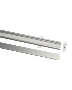 Gardinia Paneelwagen mit Beschwerungsprofil 60 cm, Silber