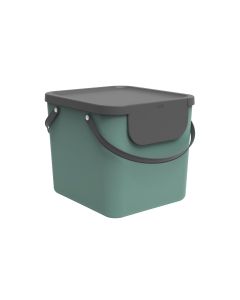 Rotho Recyclingbehälter Albula 40 l, Mistletoe Grün