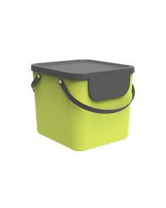 Rotho Recyclingbehälter Albula 40 l, Lime Grün
