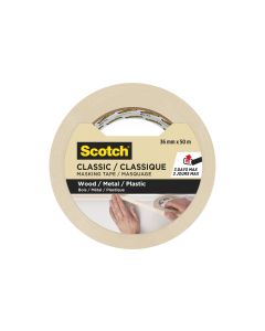 3M Malerabdeckband Scotch Classic 3650 36 mm x 50 m, Beige