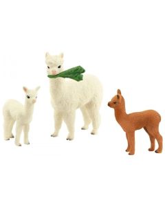 Schleich Spielfigurenset Wild Life Alpakafamilie