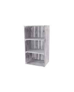 Holz Zollhaus Regal Vintage Shabby Weiss 40 x 75 cm