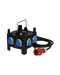 Spälti AG Baustromverteiler CEE16/5, 6x T23 mit 2 m Zuleitung