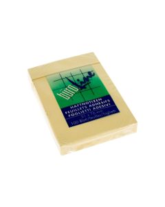 Büroline Notizzettel 5.1 x 7.6 cm, 1 Block à 100 Blatt, Gelb
