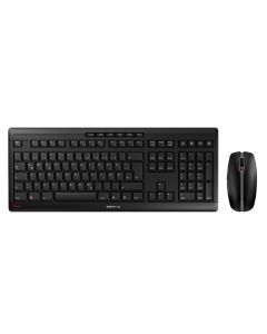 Cherry Tastatur-Maus-Set STREAM CH-Layout Schwarz