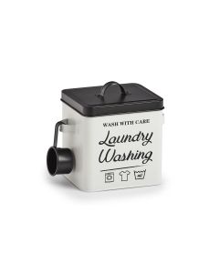 Zeller Present Waschmittelbox Laundry 7 l, Weiss