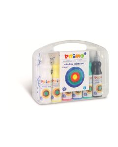 Primo Fensterfarbe Window Color 6 x 75 ml, Mehrfarbig