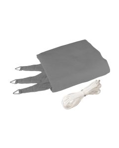 Windhager Sonnensegel 400 cm, Dreieck, Grau