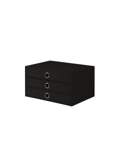Rössler Schubladenbox S.O.H.O. A4 Schwarz