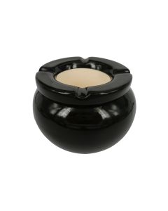 Dameco Aschenbecher Schwarz