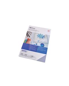GBC Einbanddeckel HIClear A4, 180 µm, 100 Stk., Transparent