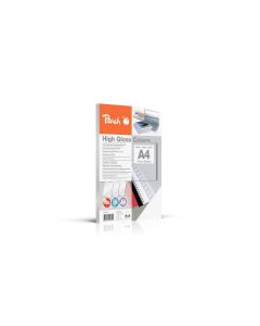 Peach Einbanddeckel High Gloss A4, 250 g/m², 100 Stück, Weiss