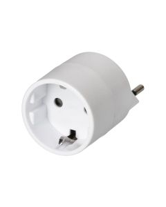 Max Hauri Reiseadapter Schuko – T12, Weiss