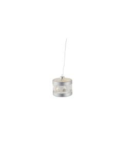 Sirius Weihnachtskugel Elly Trommel, Ø 7, Silber