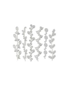 Creativ Company Stanzschablone 14.3 x 12.3 cm, Blumenranken
