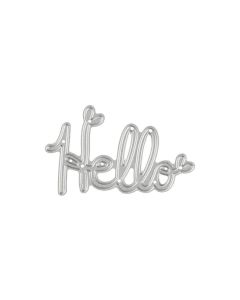 Creativ Company Stanzschablone 5.9 x 3.6 cm, Hello
