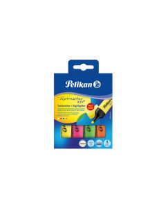 Pelikan Textmarker 490 Mehrfarbig, 4 Stück