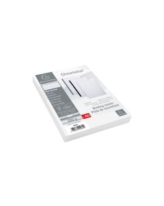 Exacompta Einbanddeckel Chromolux 250 g/m², 100 Stück, Weiss