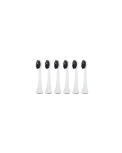 Ailoria Zahnbürstenkopf Shine Bright Charcoal Weiss, 6 Stück
