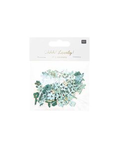 Rico Design Streudeko Blume 48 Stück, Mint