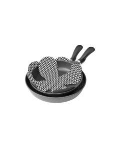 Moha Pfannenschutz Pan Protector 2 Stück, Schwarz