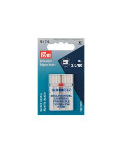 Prym Nähmaschinennadel Universal Nr. 80 Doppel, 1 Stück