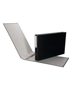 Biella Ringbuch A3 Plasti-Quatro Quer 4 cm, Schwarz