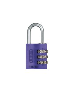 Abus Zahlenschloss 145/30 Lock-Tag Lila Aluminium
