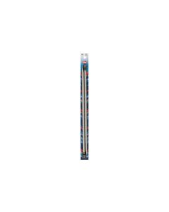 Prym Jackenstricknadel Alu, Grau 7.00 mm, 35 cm, Karte 2 Stück