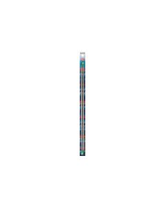 Prym Jackenstricknadel Alu, Grau 4.50 mm, 40 cm, Karte 2 Stück