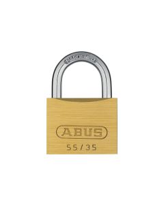 Abus Vorhängeschloss 55/35 Gold Messing